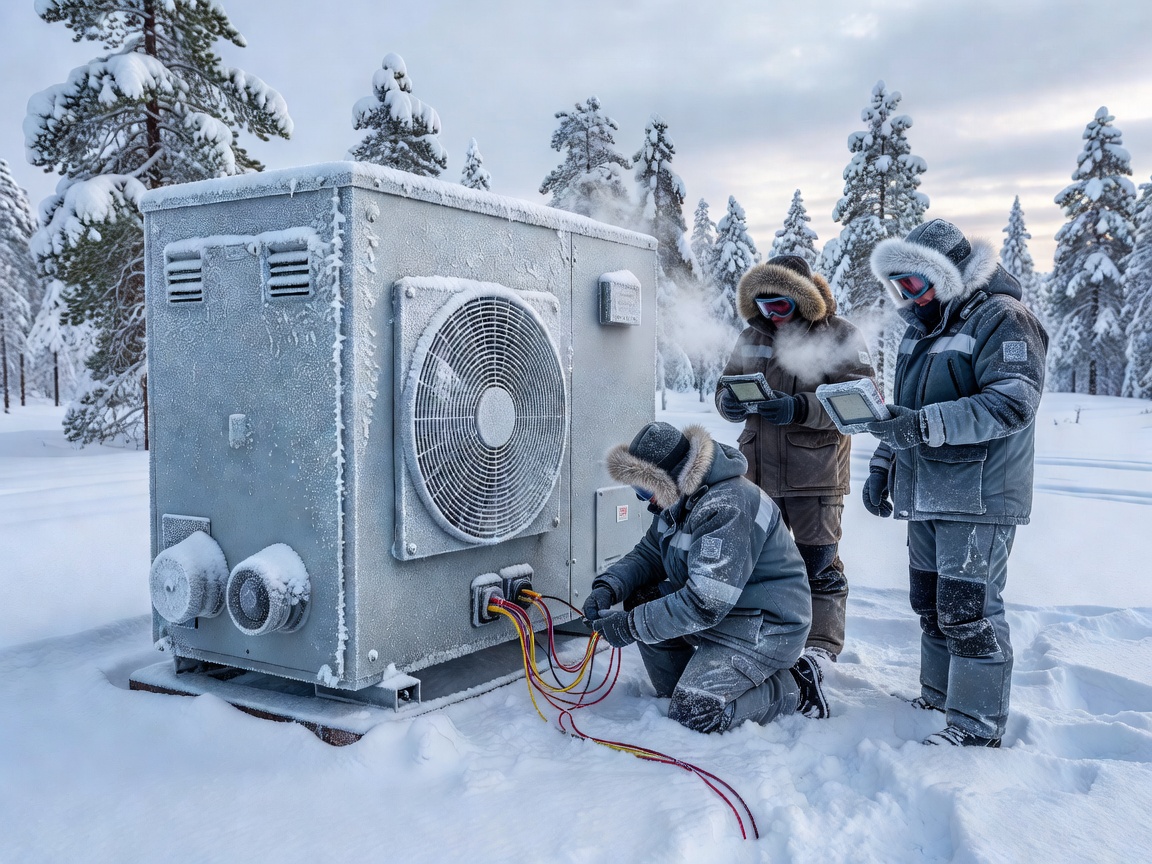 Nordic Air to Water Heat Pump Installation in Helsinki Finland